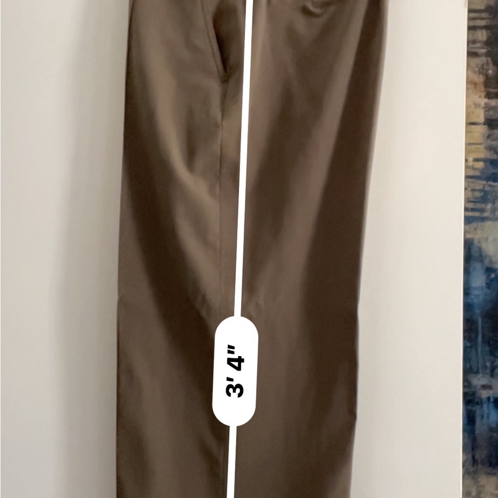 Rafaella Suit Pants Jacket Women Size 10 Deep Olive Fitted Straight Leg Career - Picture 15 of 16